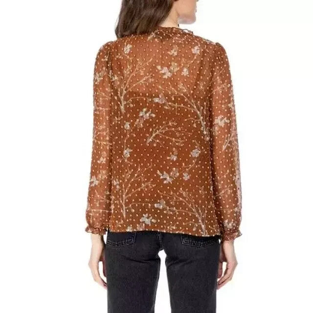 B Collection by Bobeau Women's Button Up Blouse1