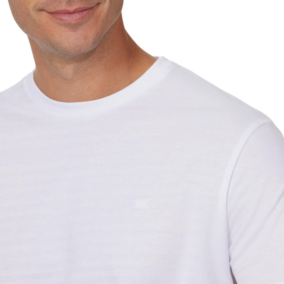 Calvin Klein Men's Crew Neck Short Sleeve Dress Tee Shirt2