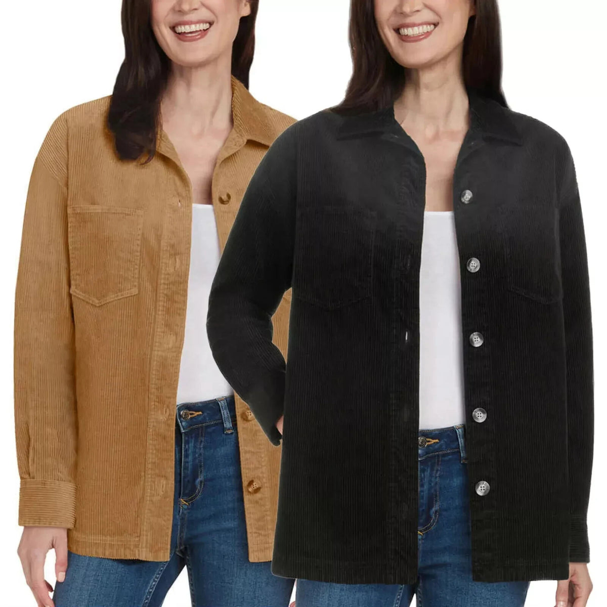 Matty M Ladies' Corduroy Shirt Jacket14
