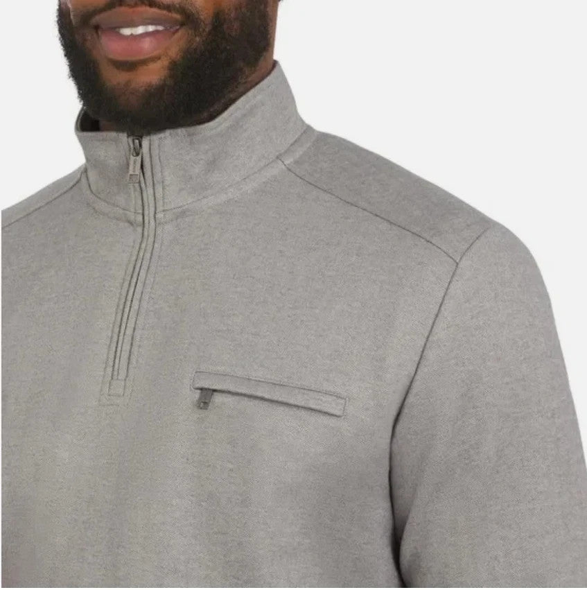 DKNY Men's Quarter Zip Pullover Sweatshirt2