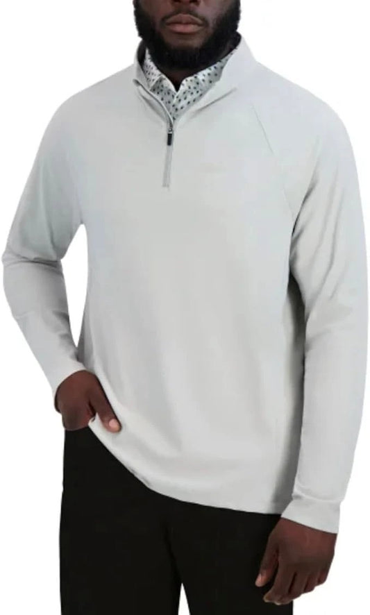 Ben Sherman Men's 1/4 Zip Active Stretch Sport Long Sleeve Shirt0