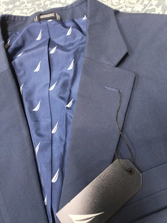 Nautica Men's Modern Fit Suit Jacket Ventura 42R  Blazer1