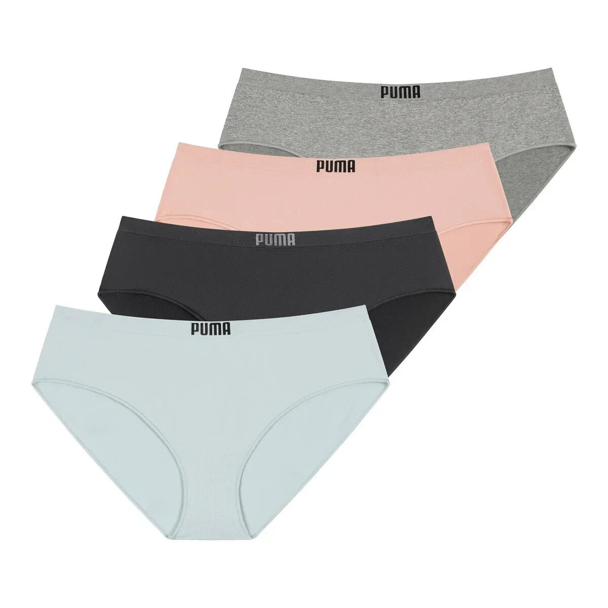 PUMA  Women's 4 Pack Seamless Bikini6