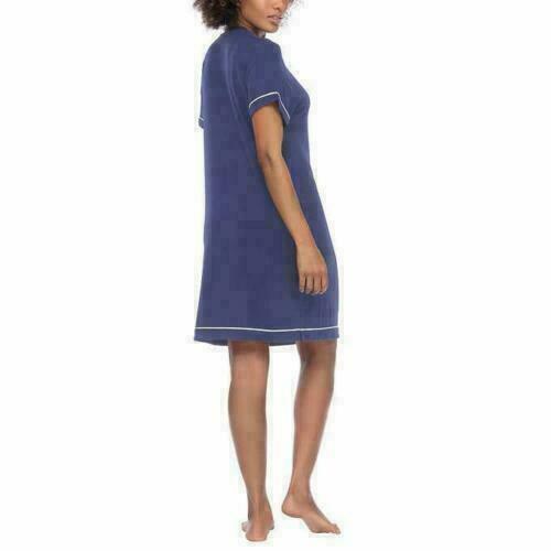 New Honeydew Women's 2 Pack Sleep Shirt Navy  Pink Lemons XXL6