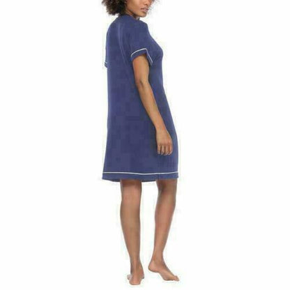 New Honeydew Women's 2 Pack Sleep Shirt Navy  Pink Lemons XXL6