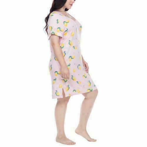 New Honeydew Women's 2 Pack Sleep Shirt Navy  Pink Lemons XXL2