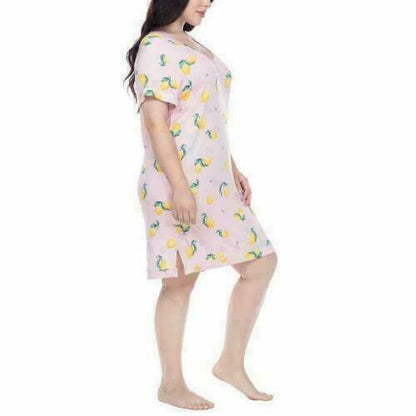 New Honeydew Women's 2 Pack Sleep Shirt Navy  Pink Lemons XXL2