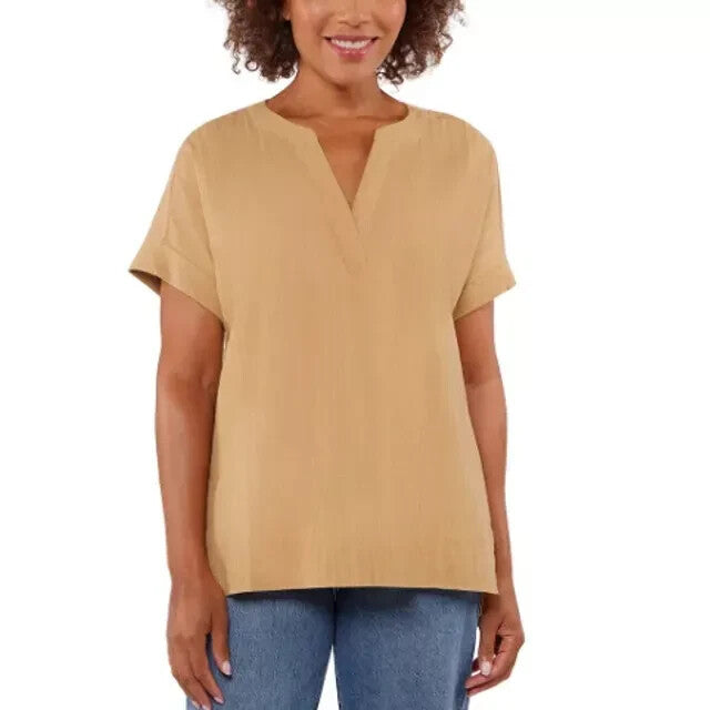 Matty M Women's Cotton Popover Top0