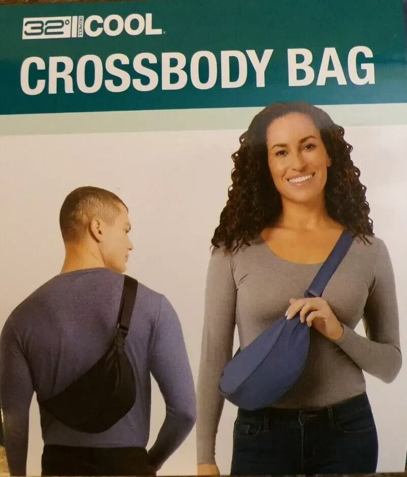 32 Degrees Unisex Coronet Blue Crossbody Bag Water Resistant0