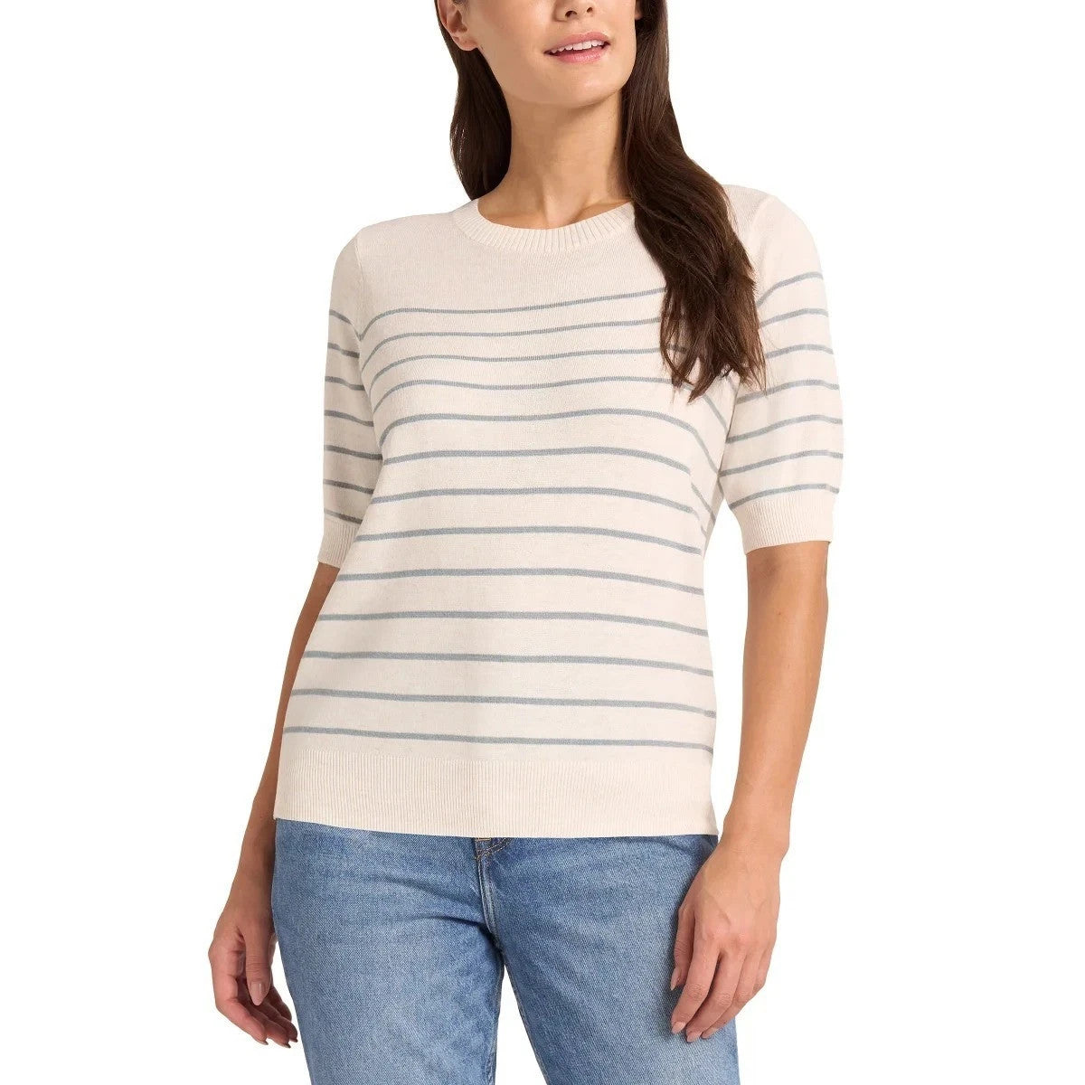 Matty M Women's Short Sleeve Sweater0