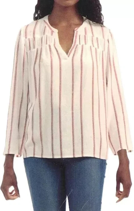 Splendid Women's V-Neck Blouse, Pink, M0