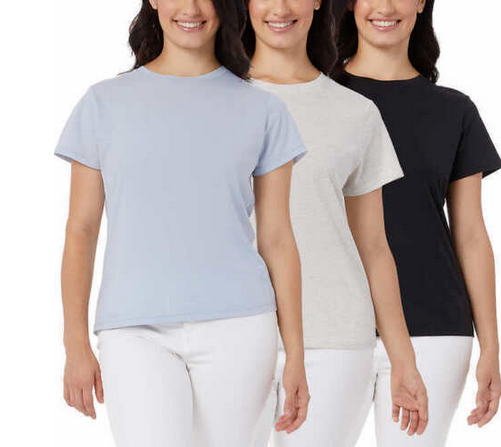 32 Degree Cool Women Ultra Soft Cotton Blend Relaxed Fit Short Sleeve Tee Shirt0