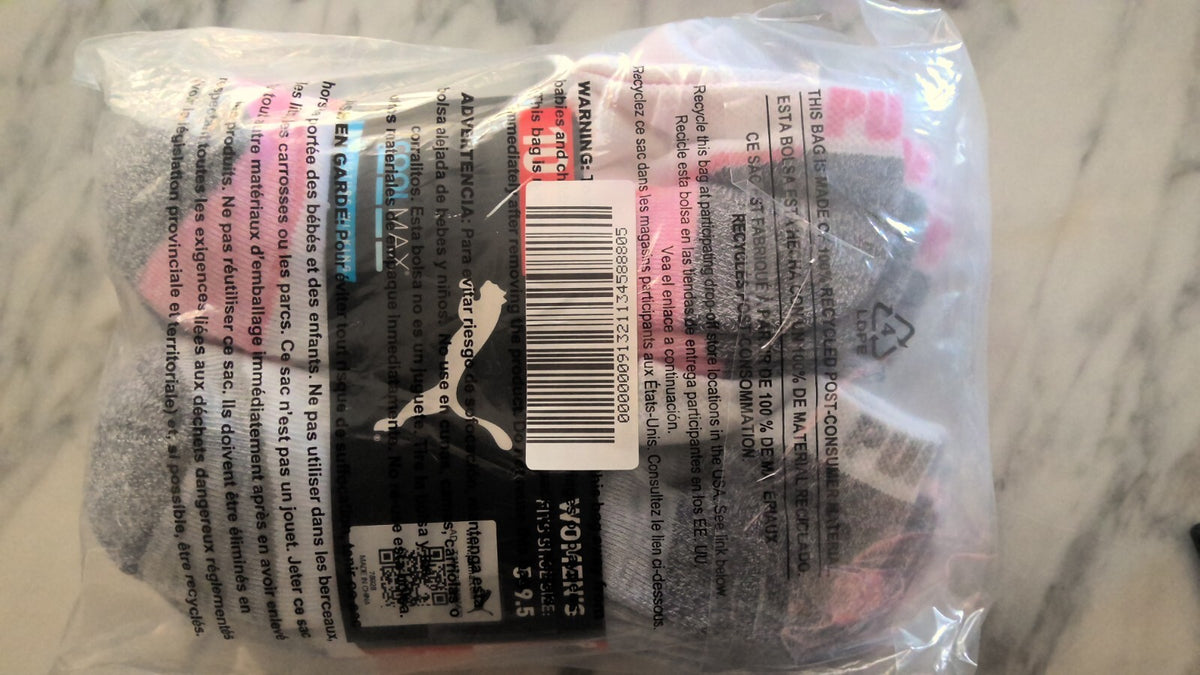 PUMA Ladies' No Show 10 Pair Socks1