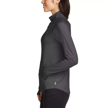 Eddie Bauer Women's Active Funnel Neck Long Sleeve Shirt1