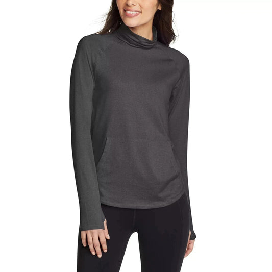 Eddie Bauer Women's Active Funnel Neck Long Sleeve Shirt0