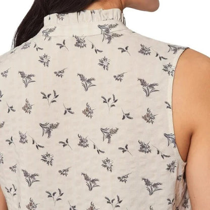 Modern Ambition Women’s Floral Sleeveless Blouse Lightweight Casual Top3