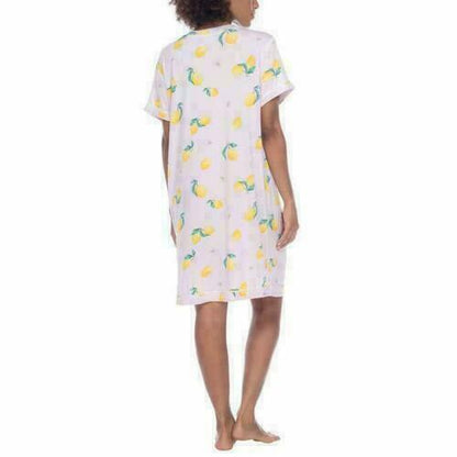 New Honeydew Women's 2 Pack Sleep Shirt Navy  Pink Lemons XXL3