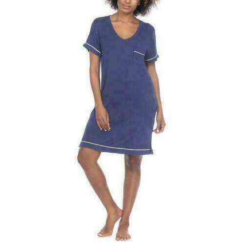 New Honeydew Women's 2 Pack Sleep Shirt Navy  Pink Lemons XXL4