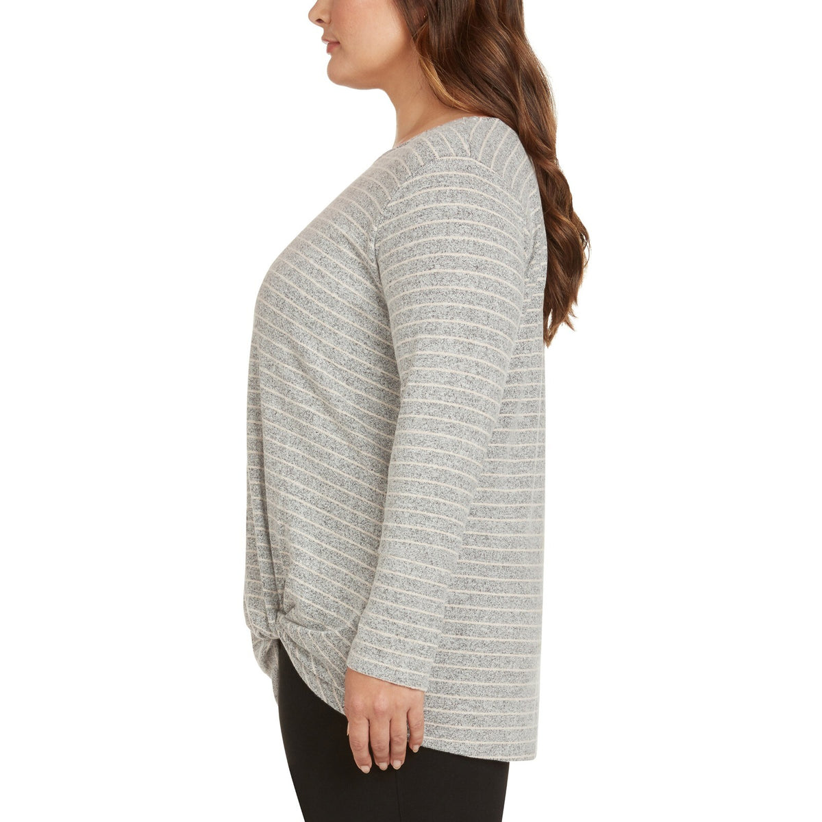 Max & Mia Ladies Long Sleeve Side Twist Top1