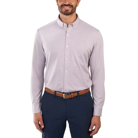 Kirkland Signature Men's Knit Button Up Modern Fit  Dress Shirt0