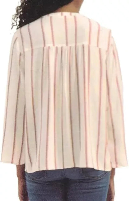 Splendid Women's V-Neck Blouse, Pink, M1